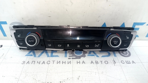 Управление климат-контролем BMW 3 F30 15-18 под подогрев, черное с хром, царапины