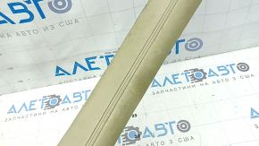 Ornamente consolă centrală Mazda 6 18-21, partea dreaptă sus, piele neagră, cusături gri, spate, lovituri
