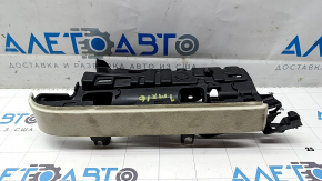 Ornamente interioare ușă față dreapta superioară Tesla Model X 16-21, Alcantara bej, pentru curățare