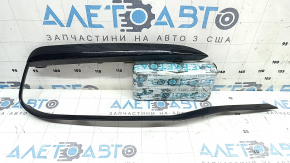Молдинг обрамления ПТФ правый BMW 3 F30 16-18 Sport, черный глянец, песок