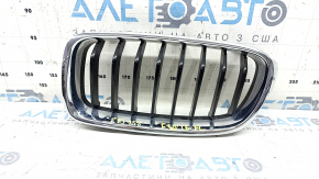 Решетка радиатора grill левая BMW 3 F30 4d 12-18 sport line, песок