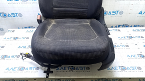 Водительское сиденье VW Passat b8 16-19 USA без airbag, ткань черная, механическое, под чистку