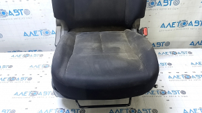 Пассажирское сиденье Nissan Versa 12-15 usa без airbag, механическое, ткань черная, под чистку