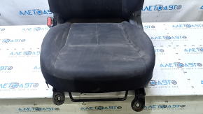 Водительское сиденье Nissan Versa 12-15 без airbag, механическое, ткань черная, под чистку