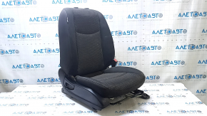 Пассажирское сиденье Nissan Leaf 13-13 без airbag, механическое, ткань черная, под чистку