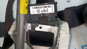 Пассажирский ремень безопасности BMW 3 F30 4d 15-18 черный, с пиропатроном, стрельнувший, сломано крепление