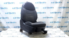 Scaun de pasager Fiat 500 12-19 fără airbag, manual, piele-țesătură negru-gri