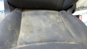 Пассажирское сиденье Fiat 500 12-13 без airbag, механическое, кожа черная+ткань серая, под химчистку