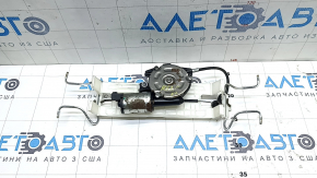Мотор поясничной подпорки водительского сиденья Nissan Pathfinder 13-16 без каркаса, ржавый, рабочий