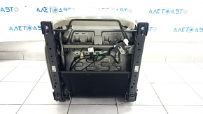Пассажирское сиденье Mazda 6 18-21 без airbag, механическое, кожа бежевая, перфорация, с подогревом, под чистку
