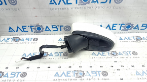 Зеркало боковое левое в сборе Mazda 6 17-21 6 пинов, поворотник, подогрев, BSM, белое, царапина