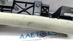 Накладка передней стойки правая Tesla Model X 16-21 алькантара бежевая, под химчистку, царапины, сломано крепление