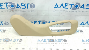 Ornamente scaun pasager BMW 5 F10 11-16, bej Venetobeige, necesită curățare, zgârieturi
