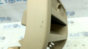 Ornament consolă centrală spate pentru BMW 5 F10 11-16 bej Venetobeige, zgârieturi, necesită curățare
