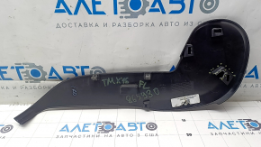 Накладка боковая водительского сидения правая Tesla Model X 16-21 черная, царапины, сломано крепление