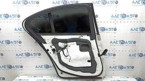 Дверь в сборе задняя левая BMW 5 F10 11-16 keyless, ручка с хром, белый 300, тычки