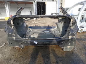 Задняя панель BMW 3 F30 4d 12-18 на кузове, черная
