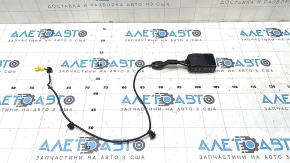 Защелка пассажирского ремня безопасности Infiniti QX30 17-19 черная, с датчиком