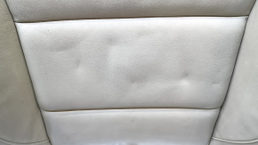 Обшивка спинки пассажирского сиденья Infiniti QX30 17-20 кожа бежевая, с подогревом, замята