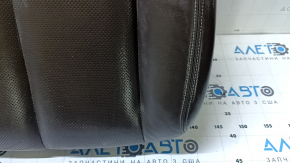 Tapițerie pernă scaun șofer Nissan Murano z52 15-24, piele maro, perforată, încălzită, încrețită
