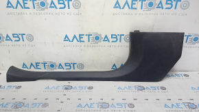 Ornamente prag interior față stânga pentru Mercedes Clasa C W205 15-21, negru, zgârieturi