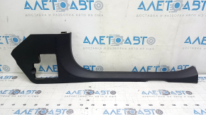 Ornament prag interior ușă față dreapta pentru Mercedes Clasa C W205 15-21, negru, fără capac, zgârieturi