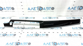 Ornament panou față dreapta BMW 5 F10 11-16 lemn maro (Perlglanz Chrom), cromat, zgârieturi