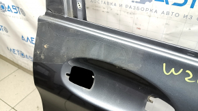Дверь голая передняя правая Mercedes C-class W205 15-21 алюминий, графит 992, в клее