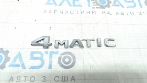 Эмблема надпись 4MATIC крышки багажника Mercedes C-class W205 19-21
