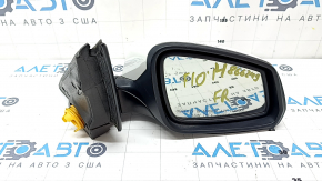 Зеркало боковое правое в сборе BMW 5 F10 14-16 5 пинов, поворотник, подогрев, белое