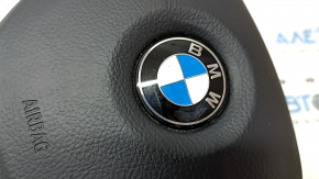 Подушка безопасности airbag в руль водительская BMW 5 F10 11-16 черная, Sport, царапина