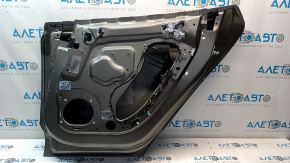 Дверь голая задняя правая Tesla Model S 12-15 дорест, коричневый PPTI, царапины, стерта краска