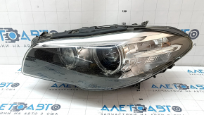 Фара передняя левая в сборе BMW 5 F10 14-16 ксенон, под полировку, царапина