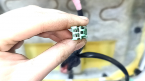 Husă pernă scaun șofer pentru Acura ILX 13-15, piele neagră, perforată, încălzită, uzată, necesită curățare