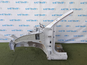 Четверть передняя левая Hyundai Tucson 22-24 1.6T HEV Korea, отпилена, белая
