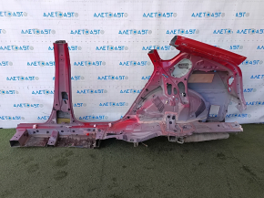 Четверть крыло задняя правая Toyota Prius 30 13-15 отпилена, с центральной стойкой, красная, тычка