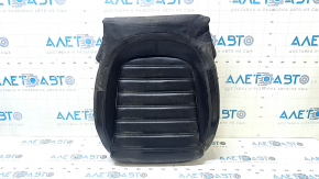 Tapițerie pernă scaun șofer pentru VW CC 08-17, piele neagră, perforată, încălzită, cutată