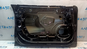 Дверь голая передняя левая Tesla Model S 12-15 дорест, черный PBSB, слезла краска, царапины