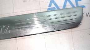 Ornament prag ușă stânga față pentru Mercedes Clasa C W205 15-21, cromat, fără iluminare din spate, tip 1, zgârieturi, element de fixare rupt