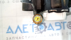 Ремень безопасности задний левый Mercedes C-class W205 15-21 черный, с пиропатроном, ржавый пиропатрон, контакт с водой, под химчистку