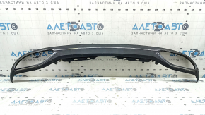 Губа заднего бампера Mercedes C-class W205 300/350e/350h/400 19-21 без парктроник, с молдингом, царапины