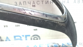 Губа заднего бампера Mercedes C-class W205 300/350e/350h/400 19-21 без парктроник, с молдингом, царапины