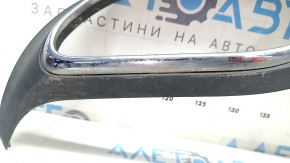Губа заднего бампера Mercedes C-class W205 300/350e/350h/400 19-21 без парктроник, с молдингом, царапины