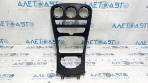 Ornamente consolă centrală Mercedes Clasa C W205 15-21 din lemn închis la culoare, tip 2