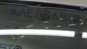 Дверь багажника голая со стеклом VW Atlas 24-26 тонировка, белый LC9A, вмятина, царапины на стекле