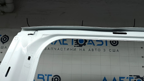 Дверь голая задняя левая VW Atlas 18-26 белый LC9A, вмятины, поведена геометрия