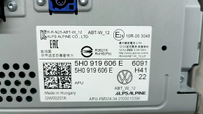 Монитор, дисплей, навигация VW Atlas 24-26 12" глубокая царапина, царапины