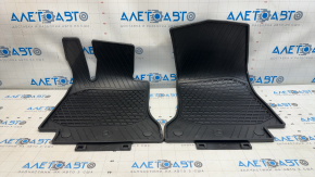 Set covorașe auto pentru Mercedes Clasa C W205 15-18 cauciuc negru