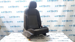 Пассажирское сиденье VW Jetta 19-21 без airbag, механическое, ткань черная, под чистку, замята