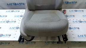 Пассажирское сиденье VW Passat b7 12-15 USA без airbag, механическое, ткань серая, под чистку